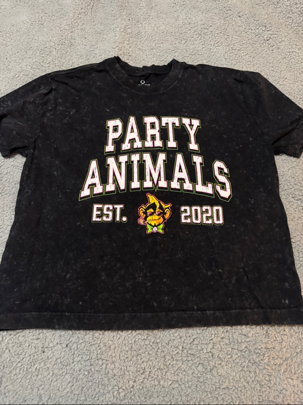 Party Animals Graphic T-Shirt in Black